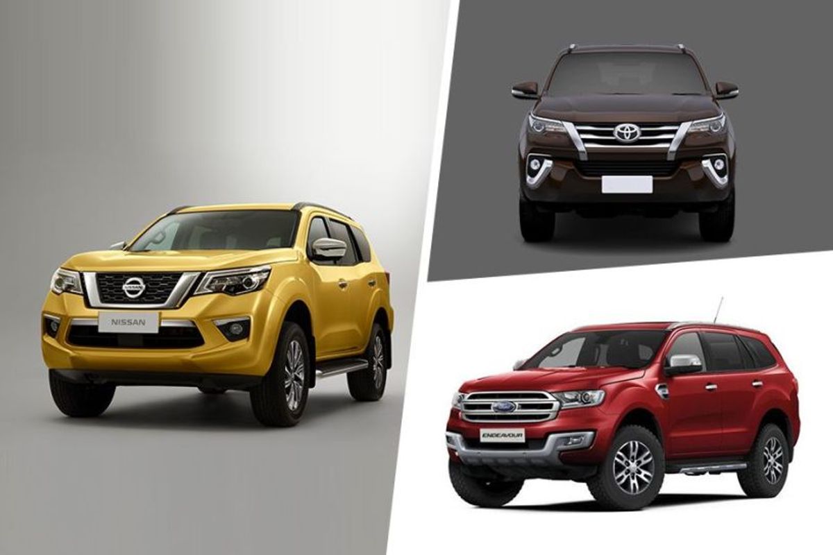 Nissan Terra, Toyota Fortuner and Ford Endeavour Nissan Terra, Toyota Fortuner and Ford Endeavour