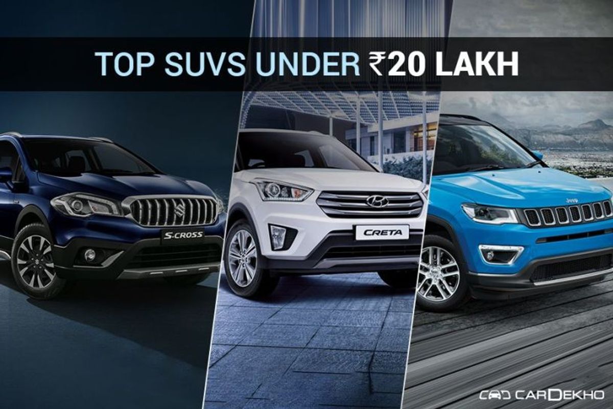 Top SUVs ?Under Rs 20 lakh Top SUVs ?Under Rs 20 lakh
