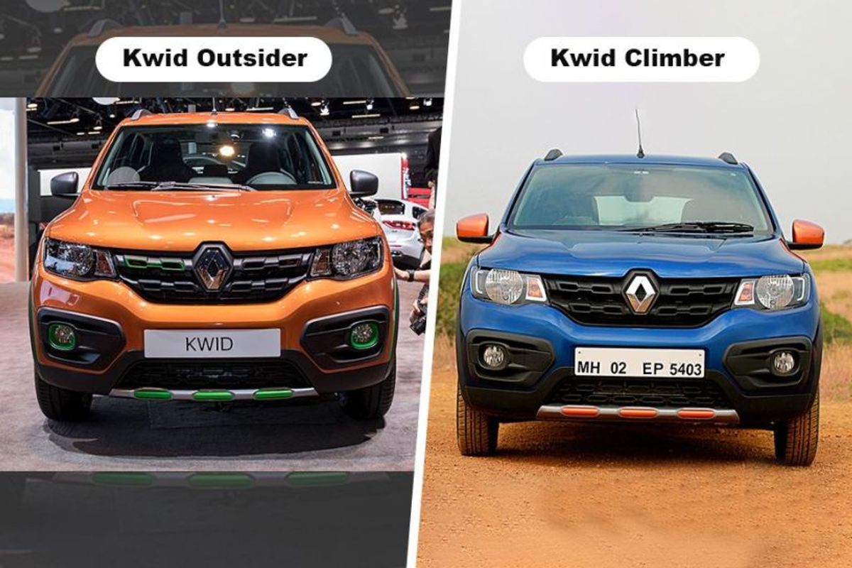 Renault Kwid Outsider vs Renault Kwid Climber - What’s Different?