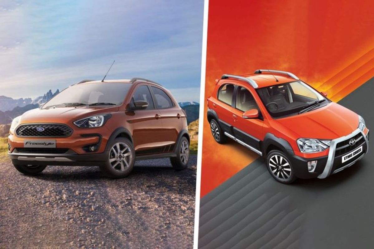 Ford Freestyle vs Toyota Etios Cross Ford Freestyle vs Toyota Etios Cross