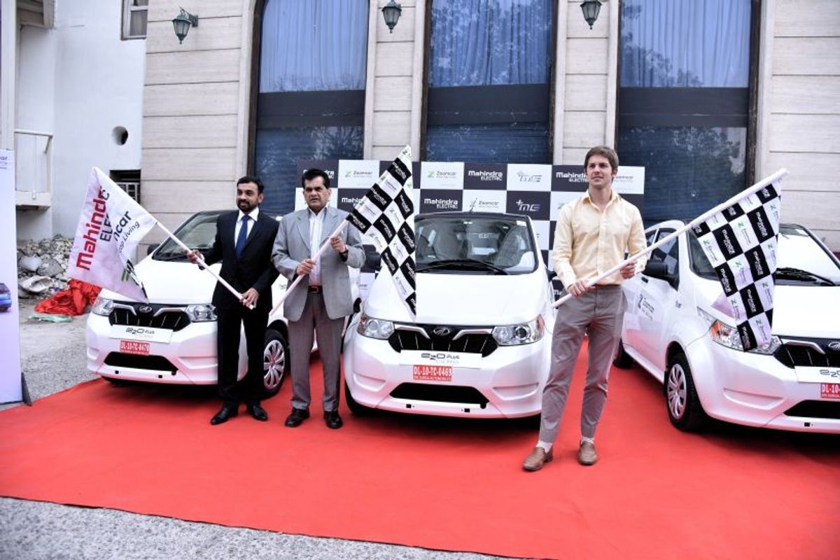 Mahindra e2oPlus Now Available On Rent In Delhi Mahindra e2oPlus Now Available On Rent In Delhi