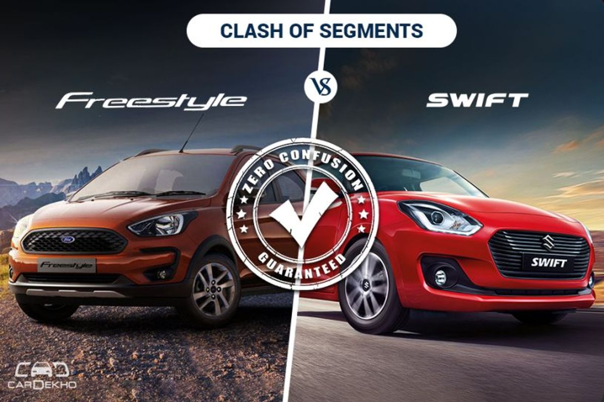 Ford Freestyle vs Maruti Suzuki Swift Ford Freestyle vs Maruti Suzuki Swift