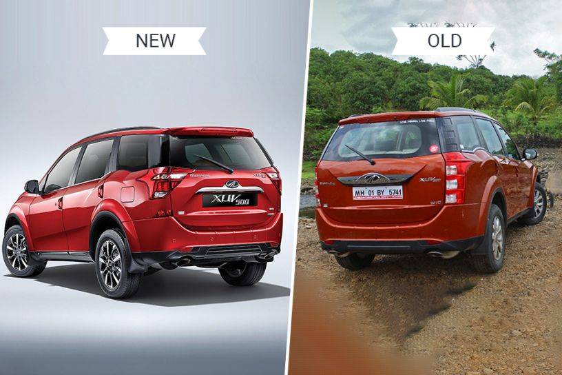 Mahindra XUV500 Old vs New