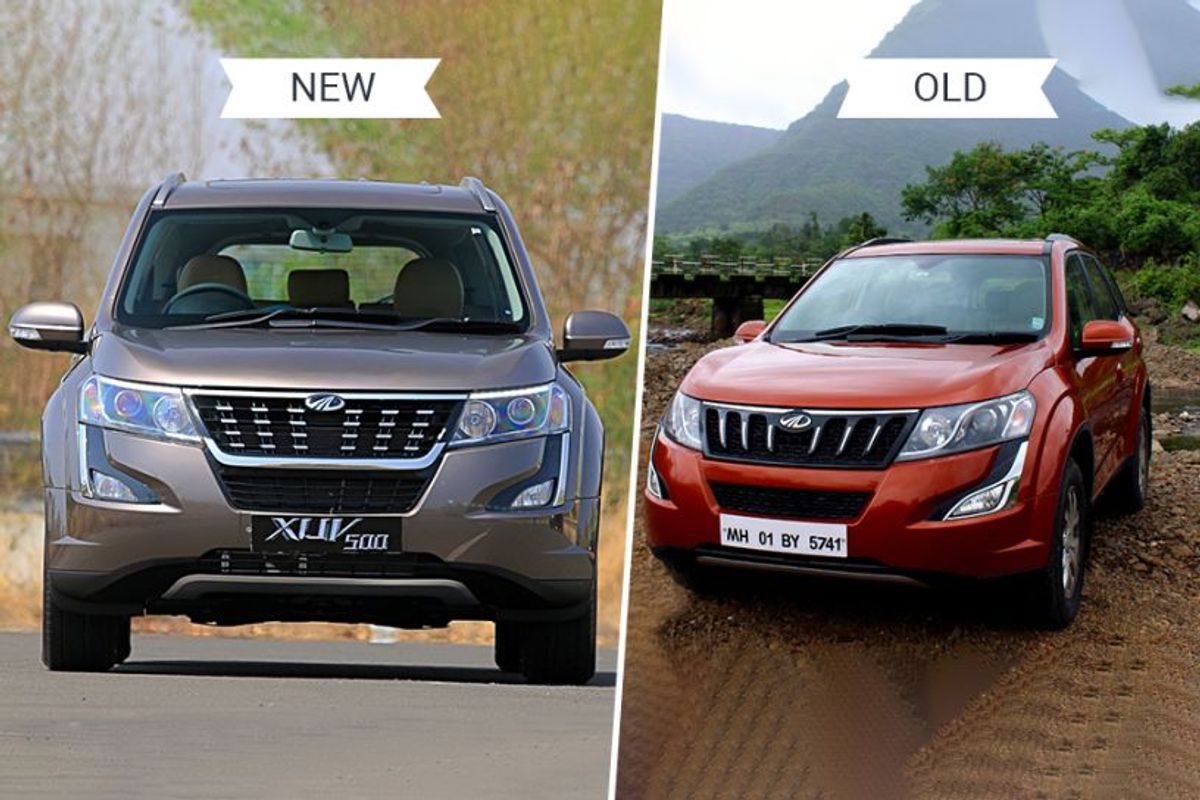 Mahindra XUV500 Old vs New Mahindra XUV500 Old vs New