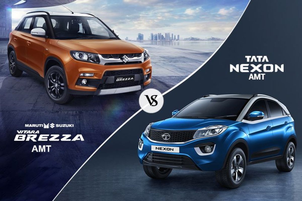 Vitara Brezza AMT vs Nexon AMT Vitara Brezza AMT vs Nexon AMT