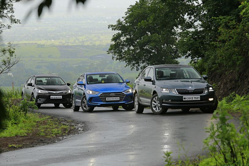 Corolla Altis vs Elantra vs Octavia