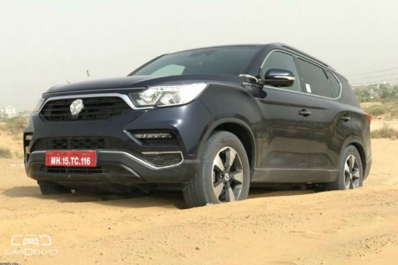 Mahindra G4 Rexton Testing In Desert