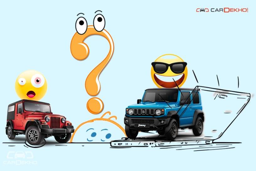 Suzuki Jimny and Mahindra Thar 