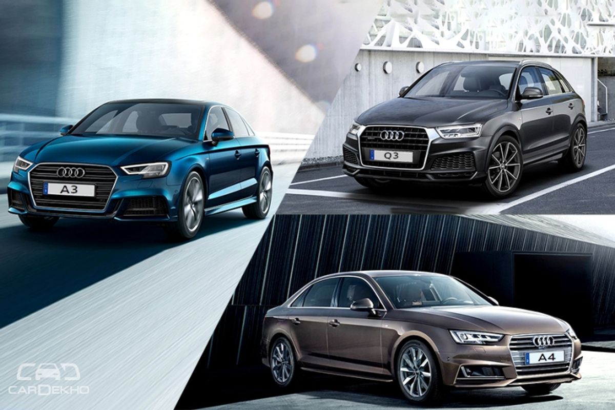 A3 vs A4 vs Q3 A3 vs A4 vs Q3