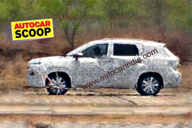 MG SUV Spied