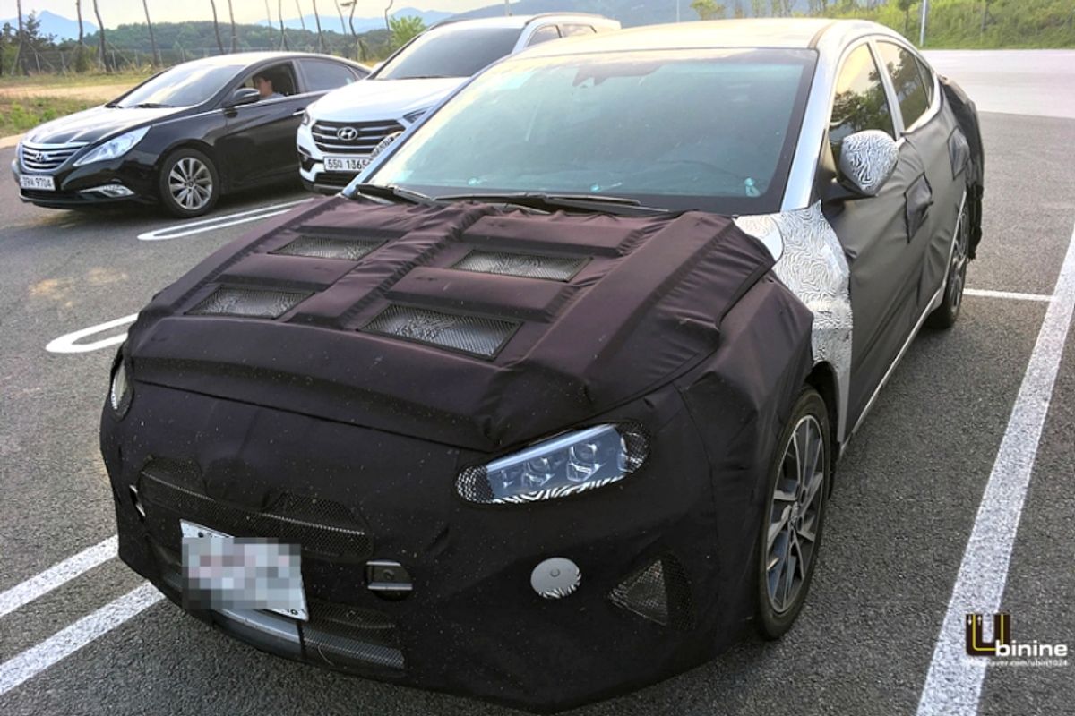 2018 Elantra Facelift Spied 2018 Elantra Facelift Spied