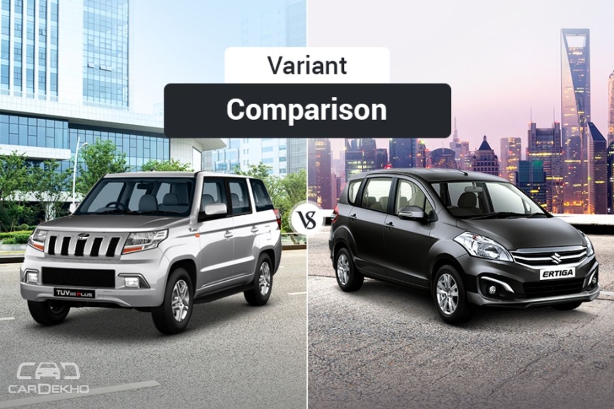Mahindra TUV300 Plus vs Maruti Ertiga Mahindra TUV300 Plus vs Maruti Ertiga