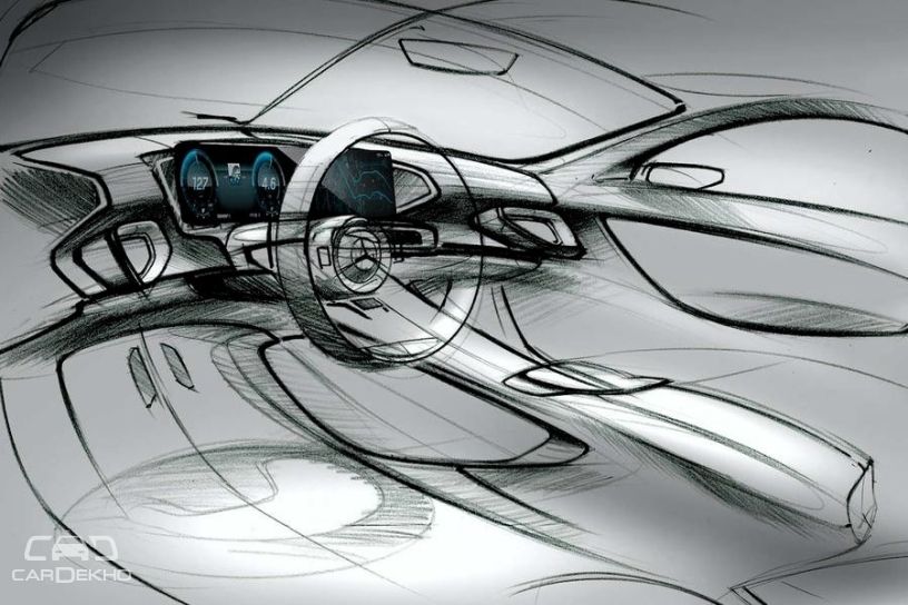 2019 Mercedes-Benz GLE Interior Sketches Reveal Twin-Screen Setup Like ...
