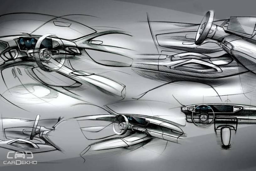 Mercedes-Ben GLE Official Sketches