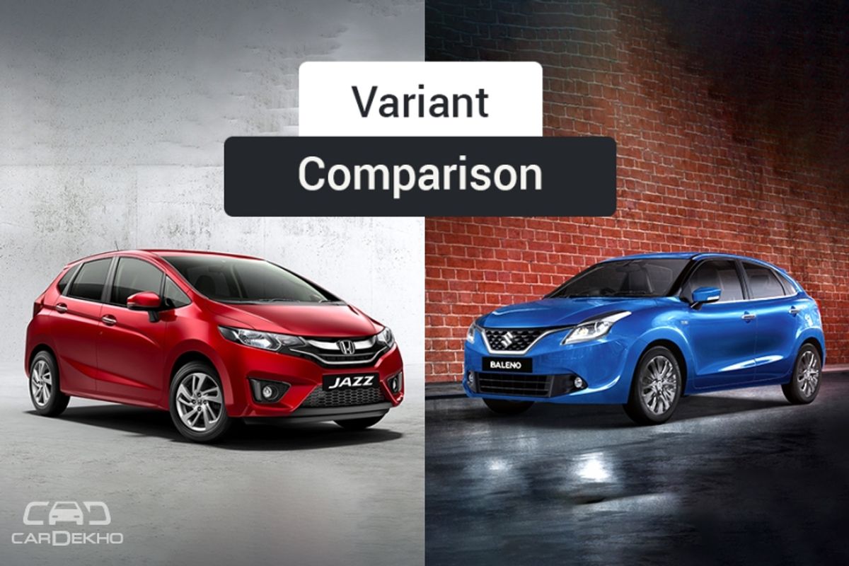 Jazz Vs Baleno Jazz Vs Baleno