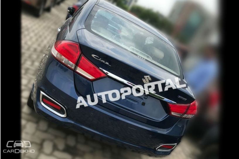 2018 Maruti Ciaz Facelift Official Bookings Open; Launch On August 20