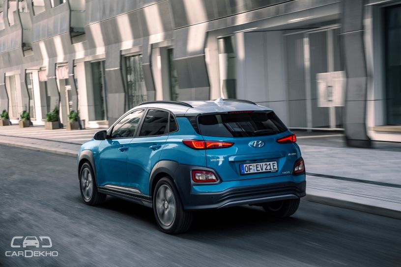 Hyundai Kona Electric SUV Spotted In India