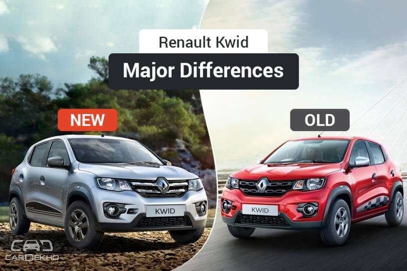 2018 Renault Kwid Old vs New: Major Differences