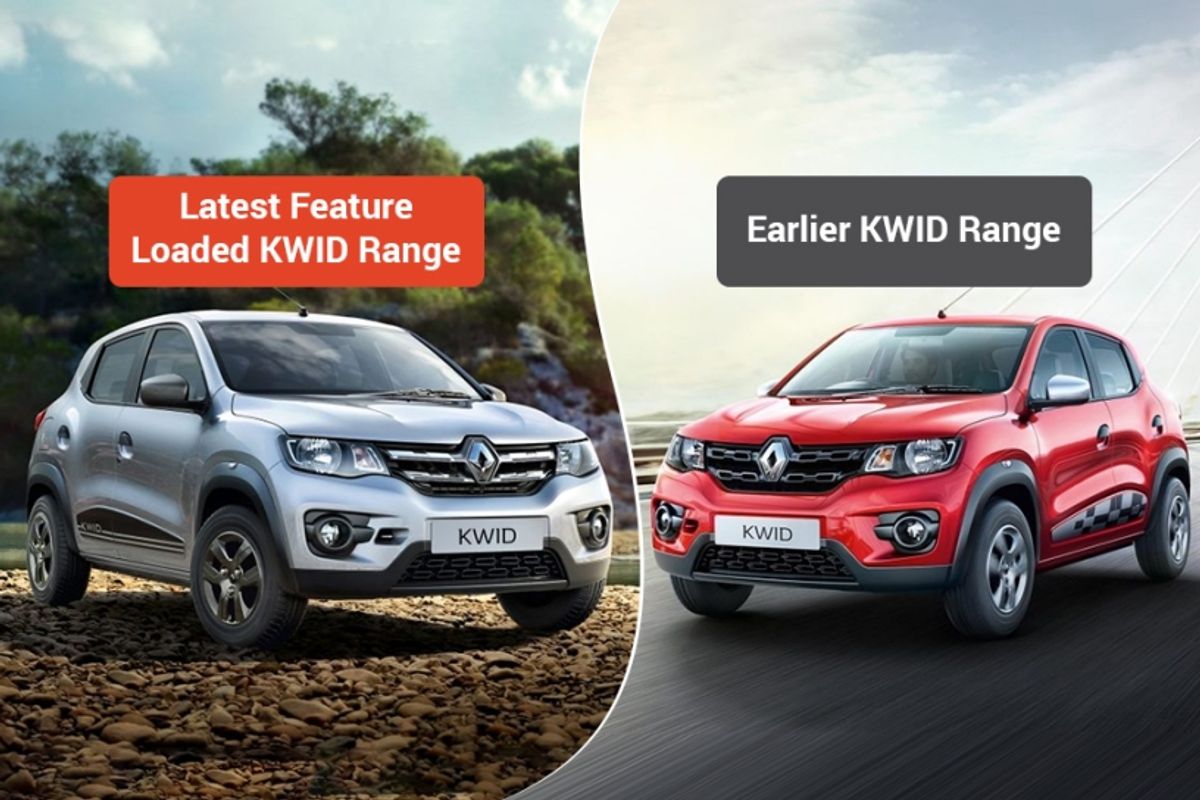 Renault Kwid old vs new Renault Kwid old vs new