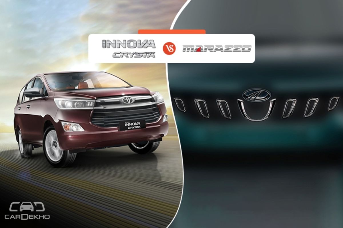 Mahindra Marazzo vs Toyota Innova Crysta: Should You Wait For The Upcoming MPV?