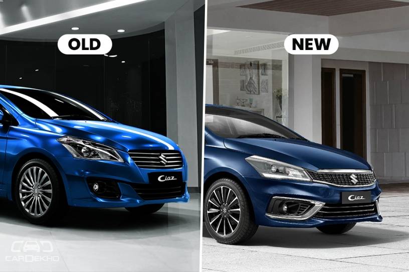 2018 Ciaz vs Old Ciaz