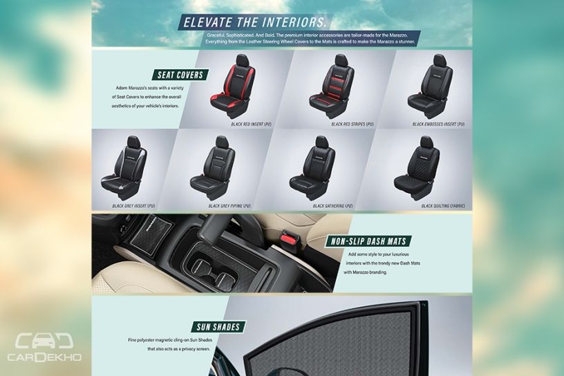 Mahindra Marazzo Accessories Mahindra Marazzo Accessories