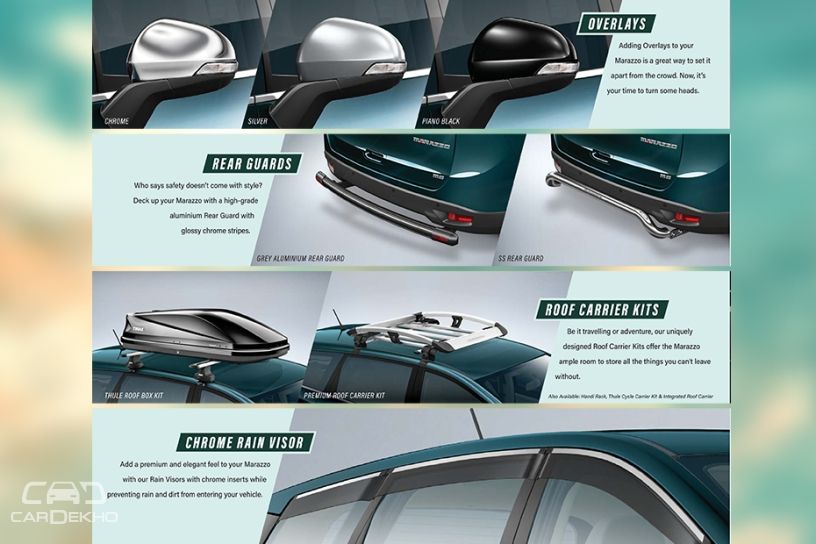 Mahindra Marazzo Accessories Mahindra Marazzo Accessories