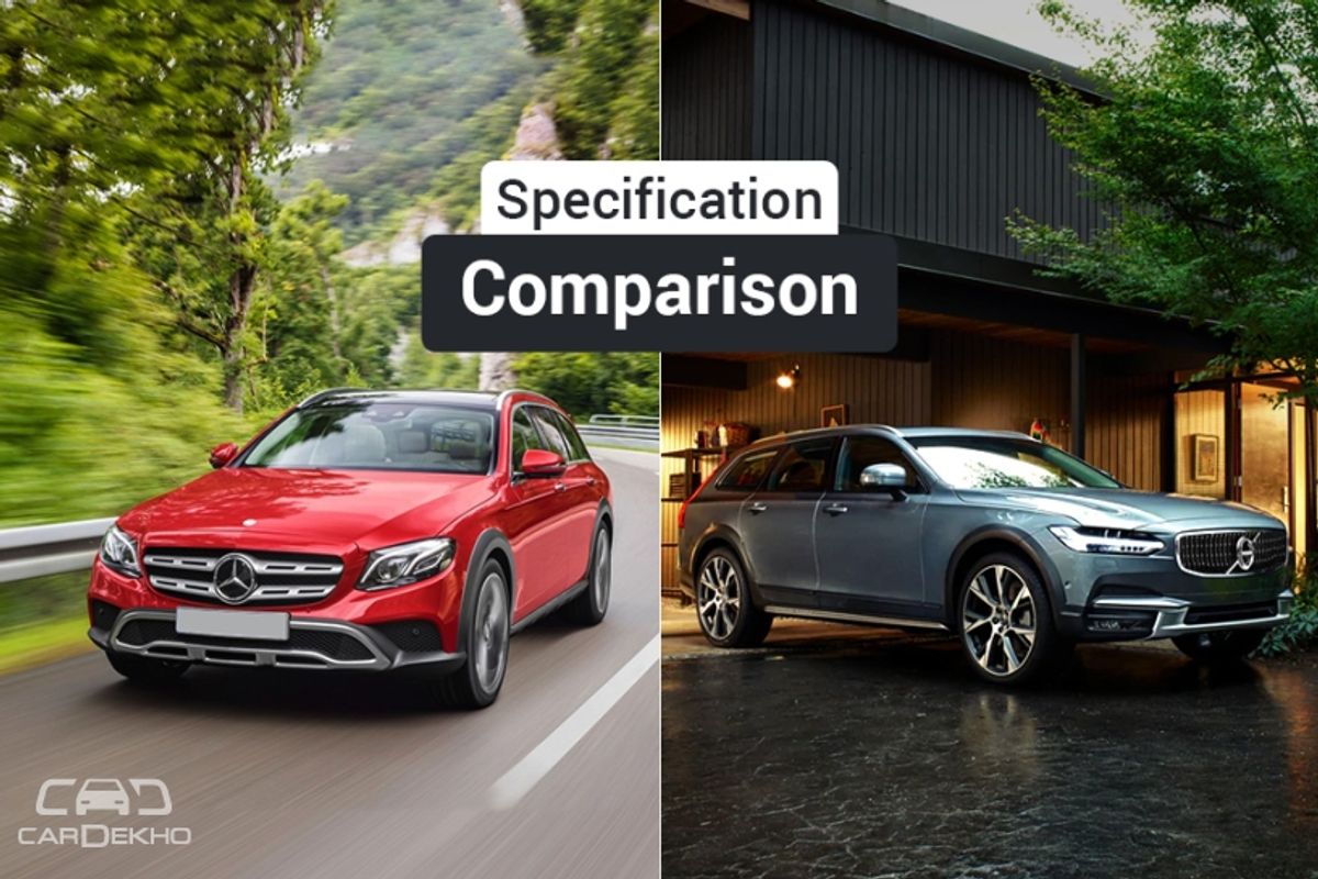 Mercedes-Benz E-Class All-Terrain Vs Volvo V90 Cross Country Mercedes-Benz E-Class All-Terrain Vs Volvo V90 Cross Country