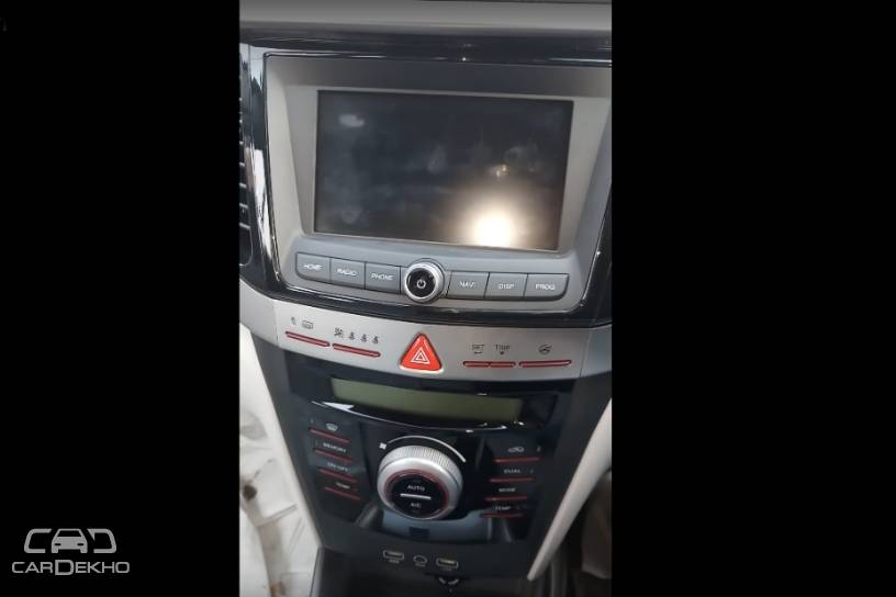 Mahindra XUV300 Interior Spied Up Close; Gets A Sunroof, Steering Modes