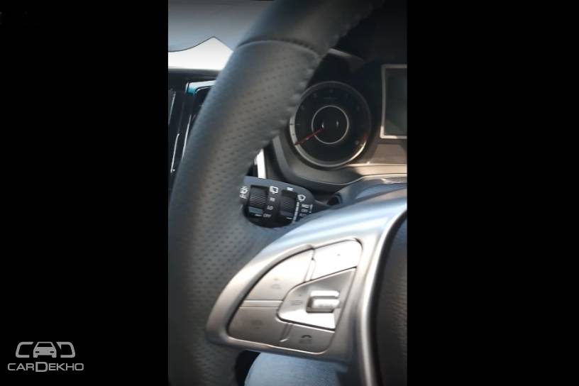 Mahindra XUV300 Interior Spied Up Close; Gets A Sunroof, Steering Modes