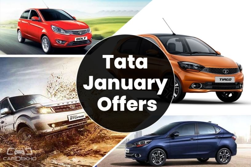 January Discounts On Tata Cars: Offers Upto Rs 65,000 On Hexa, Nexon, Safari & Bolt