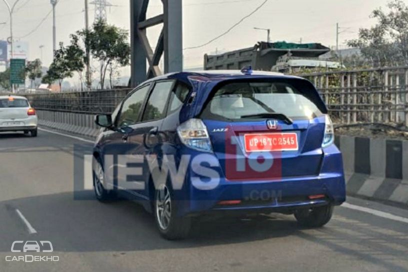 Honda Jazz EV Spotted Testing On Indian Roads