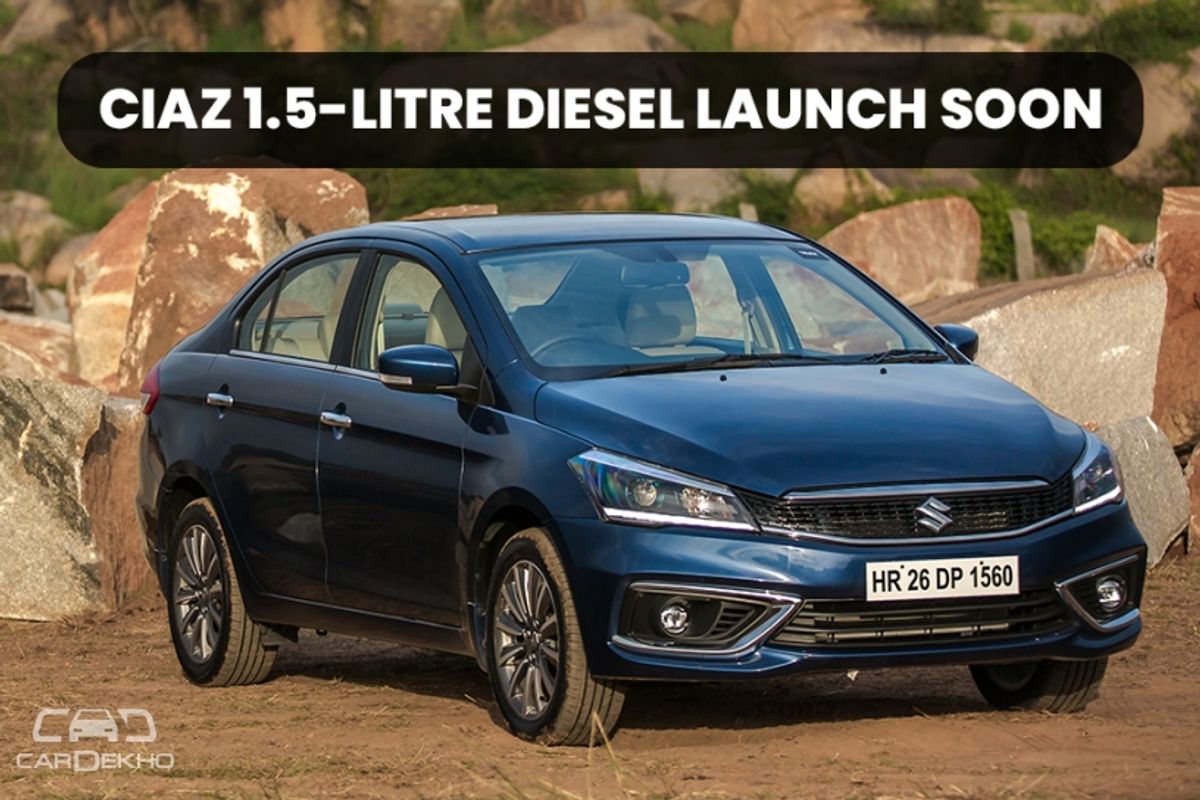 Maruti Ciaz 1.5 Diesel To Return 26.82kmpl; Launch In February 2019