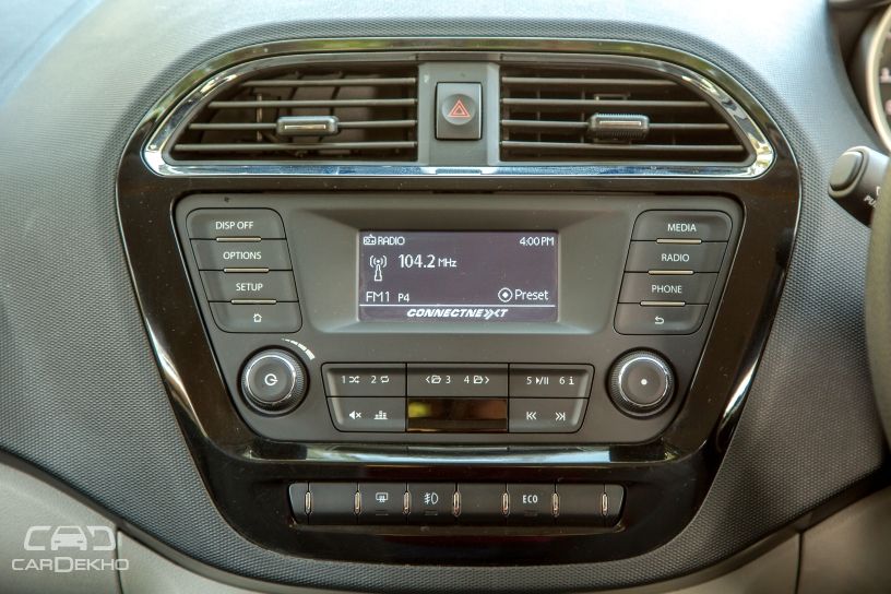 Tata Tiago ConnectNext music system Tata Tiago ConnectNext music system