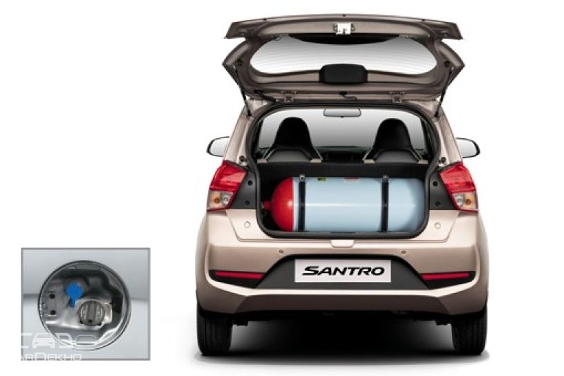 CNG option on Santro CNG option on Santro