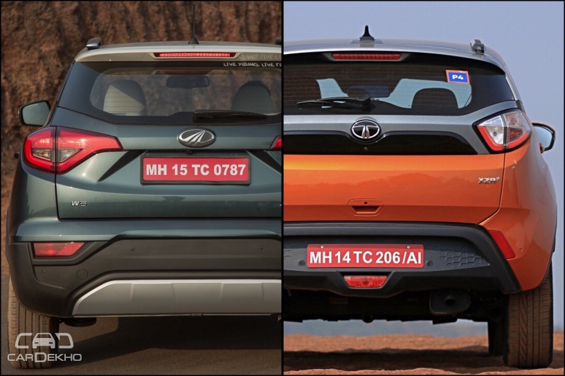 Mahindra XUV300 Vs Tata Nexon Pics Comparison