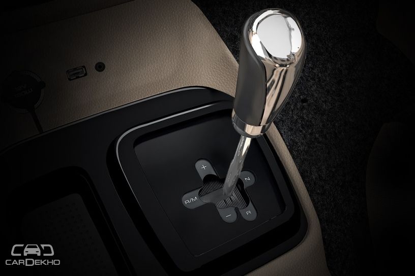 Mahindra TUV300's AMT gear lever Mahindra TUV300's AMT gear lever