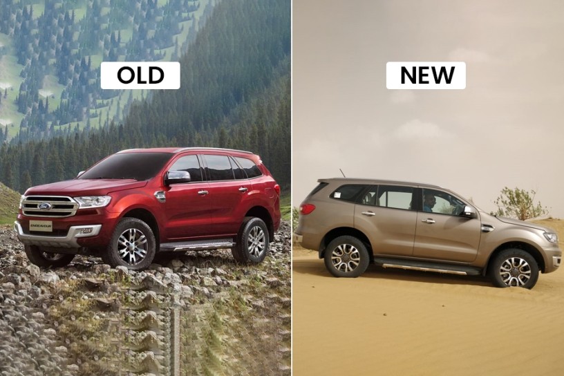 2019 Ford Endeavour Old vs New: Major Differences