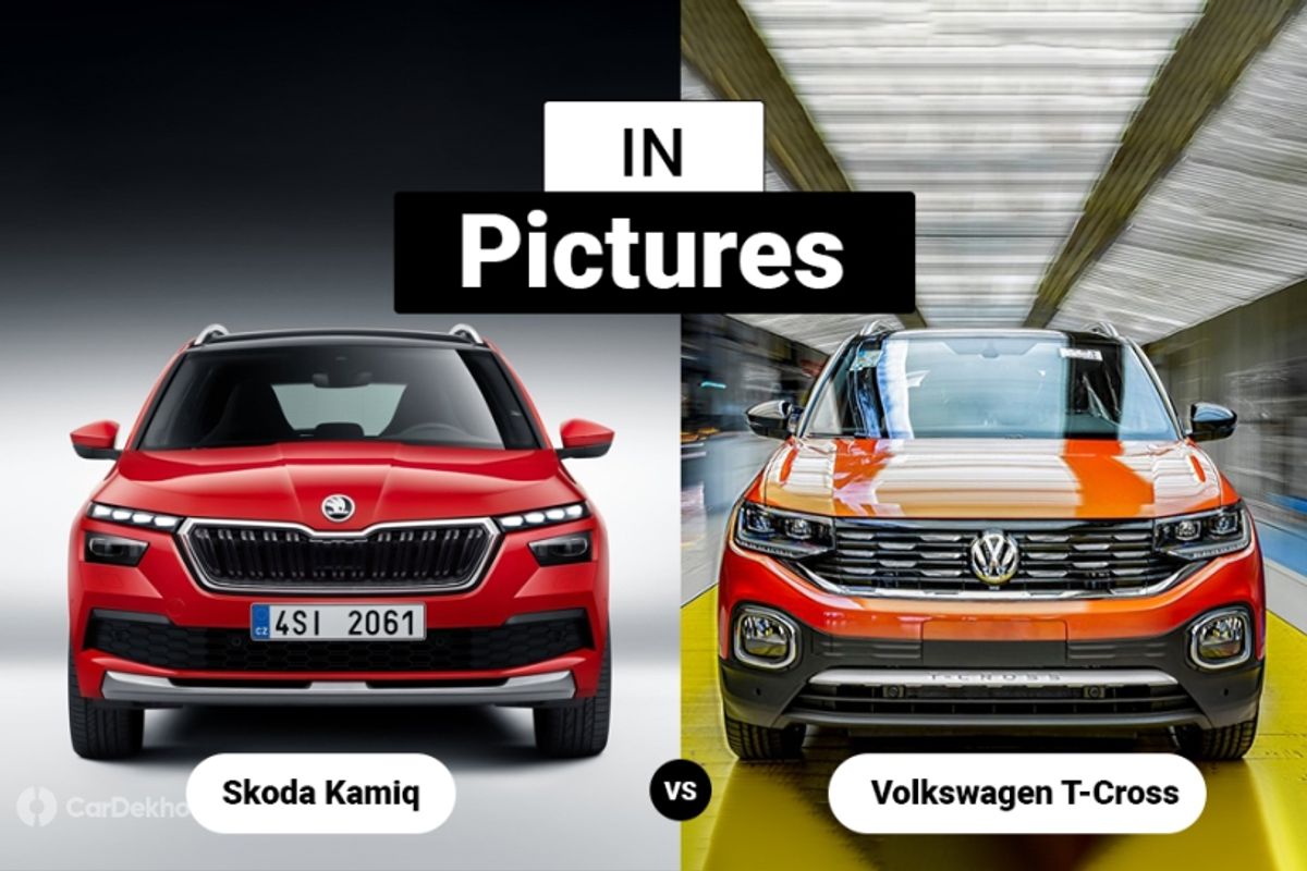Skoda Kamiq vs Volkswagen T-Cross Skoda Kamiq vs Volkswagen T-Cross