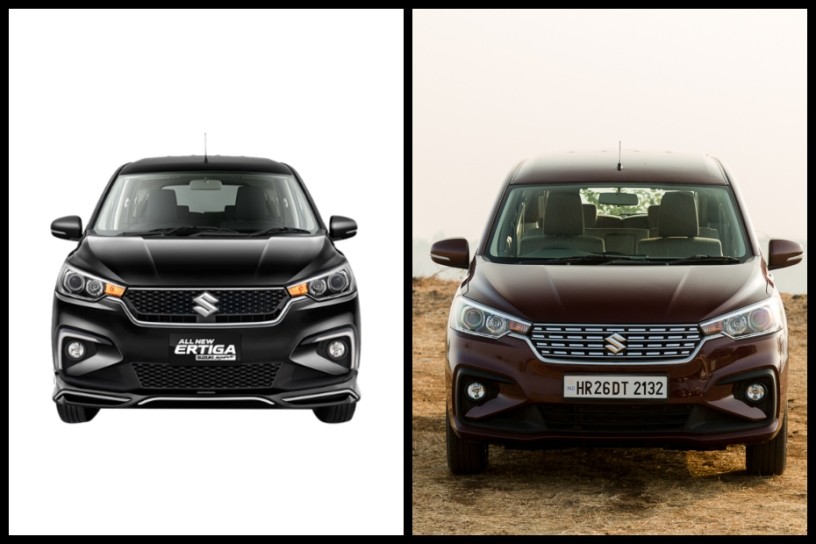 Ertiga Suzuki Sport (Indonesia) vs Maruti Ertiga: Major Differences