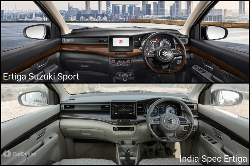 Ertiga Suzuki Sport (Indonesia) vs Maruti Ertiga: Major Differences