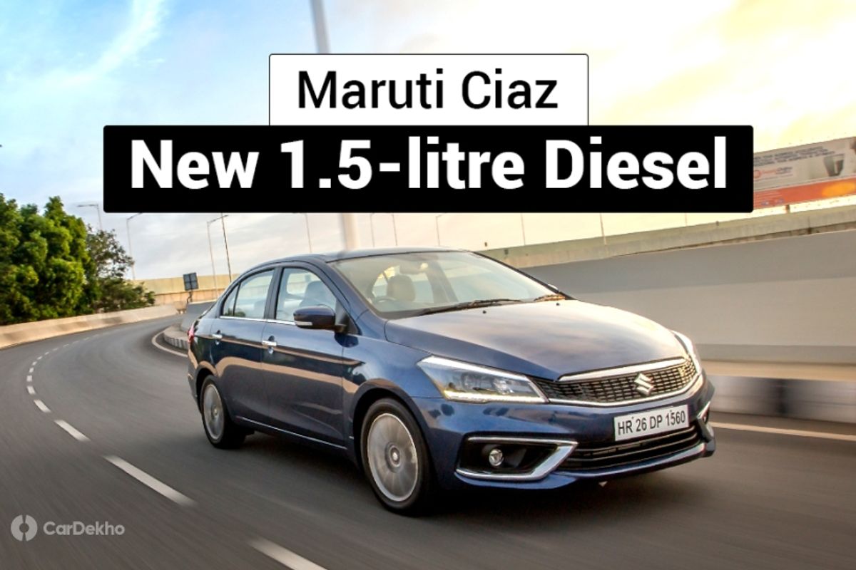 Maruti Suzuki Ciaz 1.5-litre diesel Maruti Suzuki Ciaz 1.5-litre diesel
