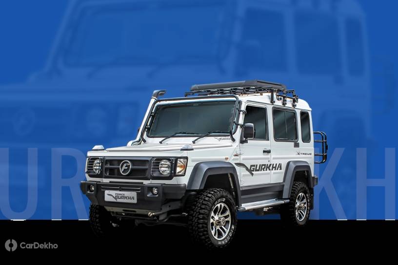 Production-spec 2020 Mahindra Thar Spied