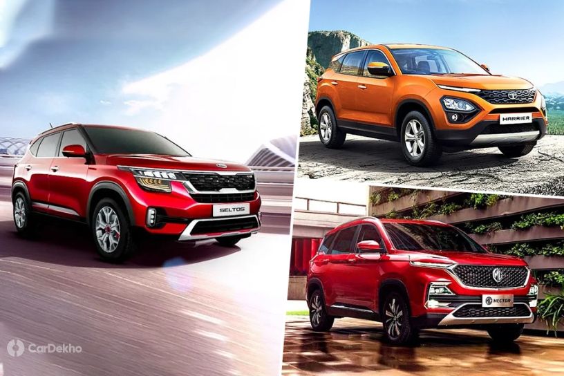 Kia Seltos vs MG Hector vs Tata Harrier: Which SUV Offers More Space?