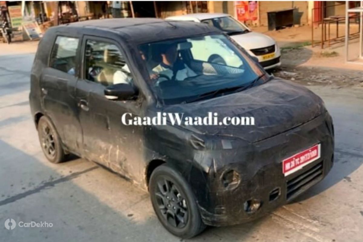 Premium Maruti WagonR Spied Testing Again; Could Get Split Headlamp Setup