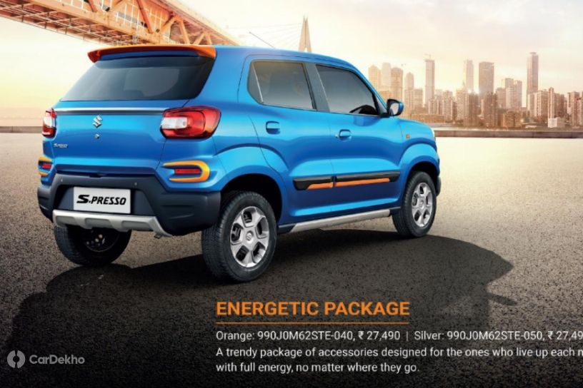 Maruti S-Presso Accessories: Details & Prices