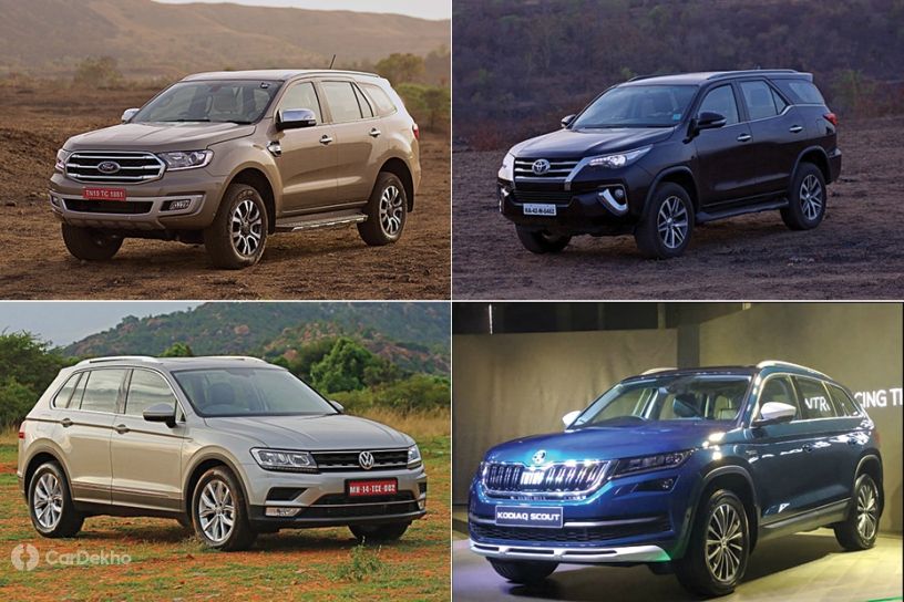 Toyota Fortuner And Ford Endeavour Top The Charts In September 2019 Sales
