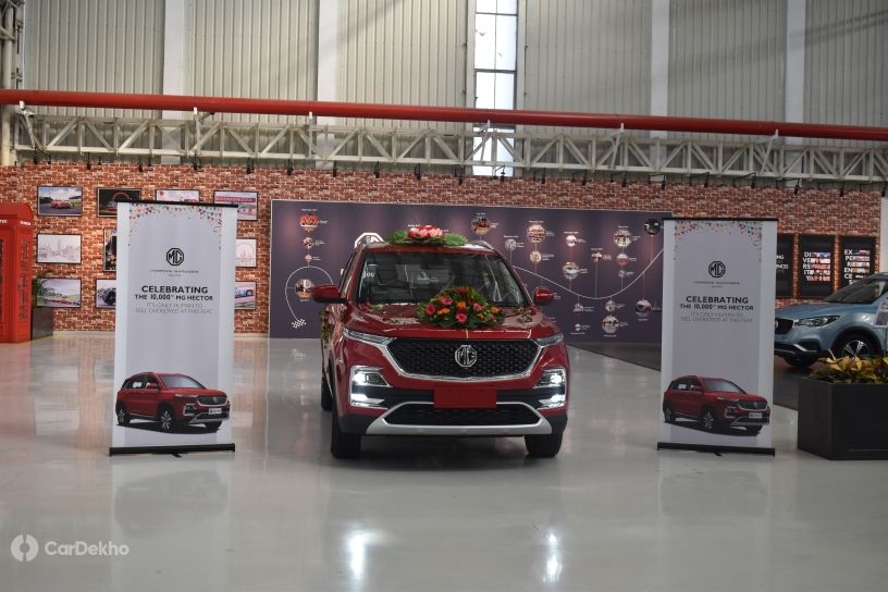 MG Motor Crosses 10K Production Milestone With Hector; Total Bookings Close to 40K