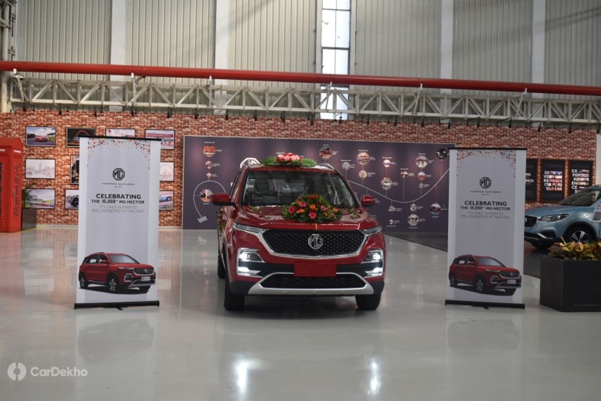 MG Motor Crosses 10K Production Milestone With Hector; Total Bookings Close to 40K