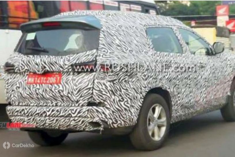Tata Harrier 7-Seater With Automatic Transmission Spied For The First Time